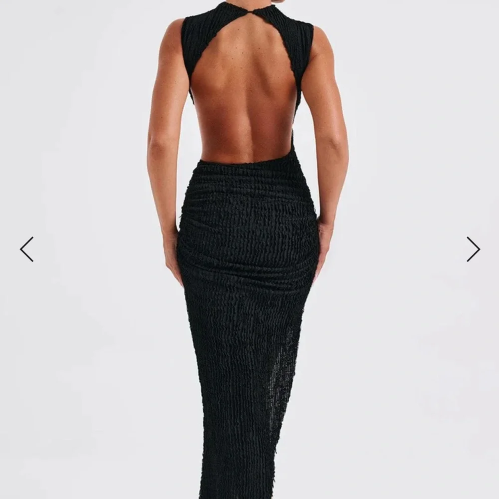 Babyboo Stretchy Black Midi Dress - Picture 8 of 8